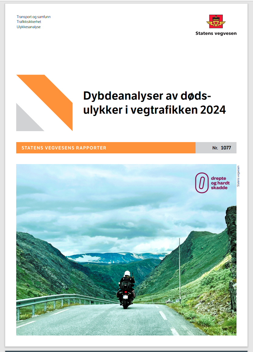 Dybdeanalyse av dødsulykker på veg 2024